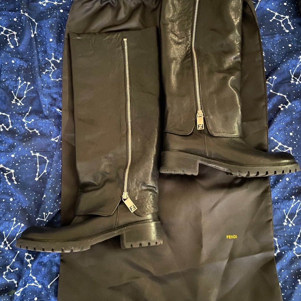 Fendi Knee High Boots